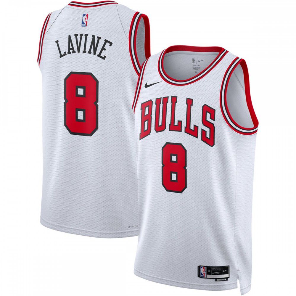 Zach LaVine Chicago Bulls Unisex 2022/23 Swingman Jersey - Association Edition - White-Pro Kit Vault | Brand New 26/27 Sports Jerseys